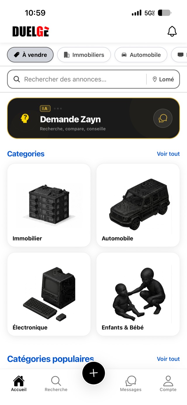 Duelge App screenshot