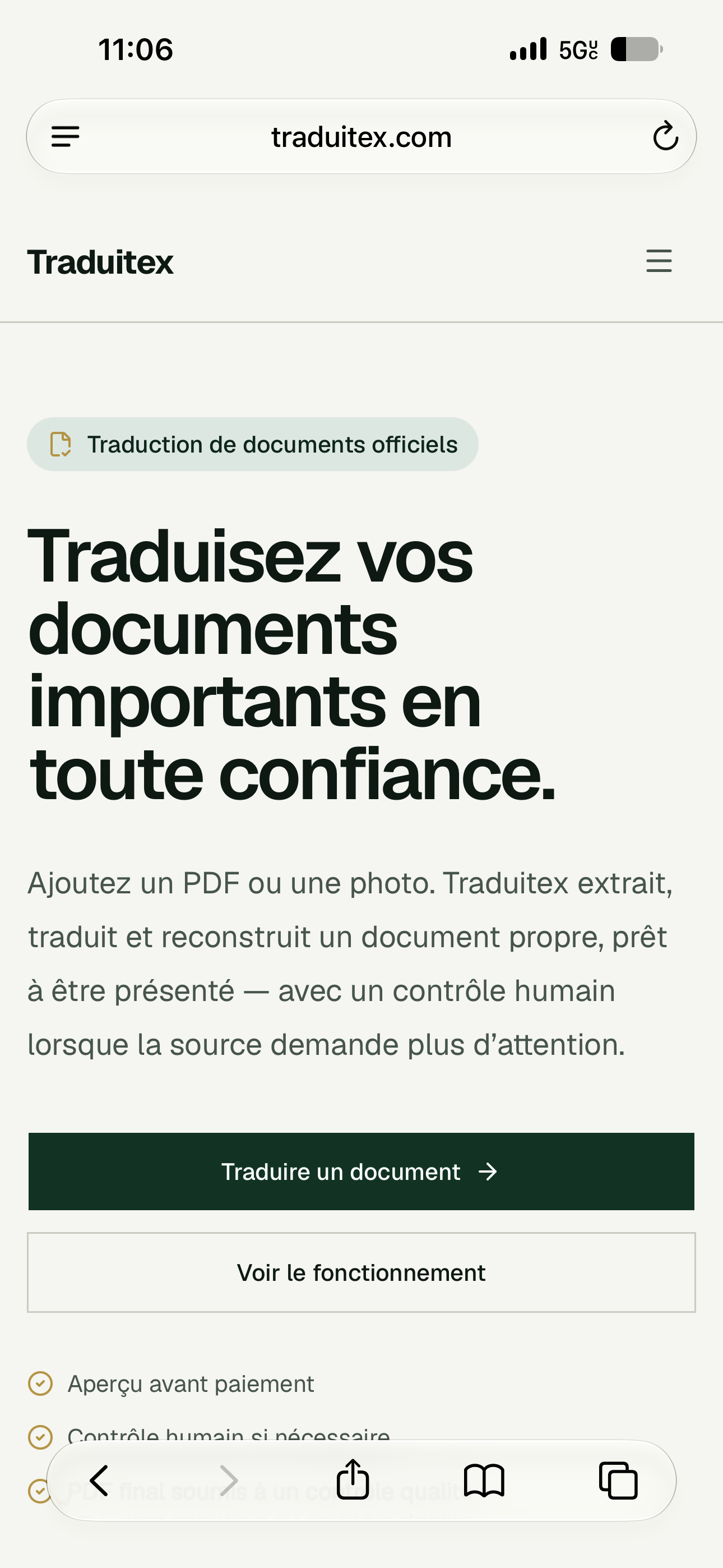 Traduitex screenshot 1