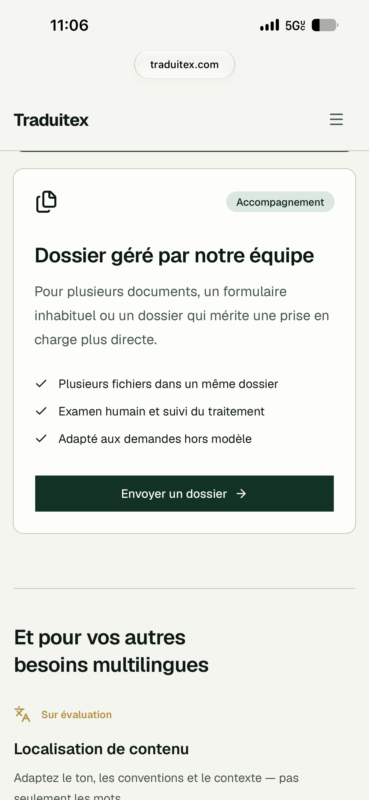 Traduitex screenshot 3