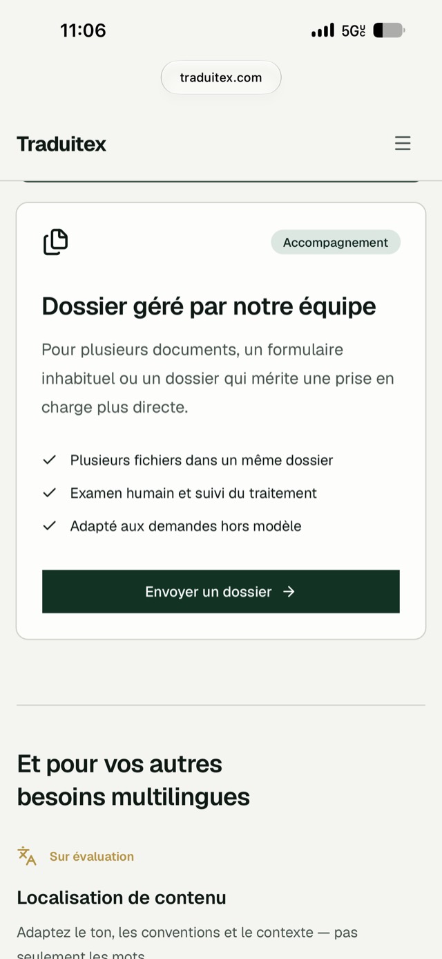 Traduitex screenshot 3